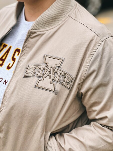 Pro Standard Women's I-State Taupe Twill Jacket
